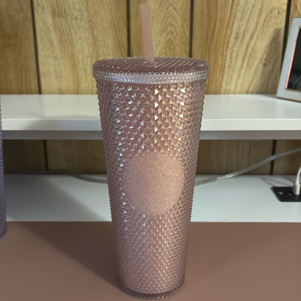 Starbucks sakura pink glitter tumbler